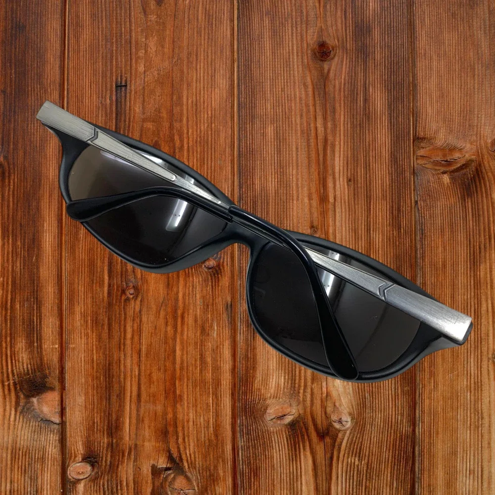 Sunbelt 335M Classic Sunglasses Black Wrap Safety Style Dark Lens Unisex